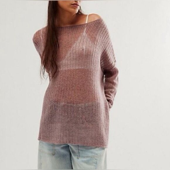Free People Wednesday Cashmere Pullover Sweater - Picture 1 of 7